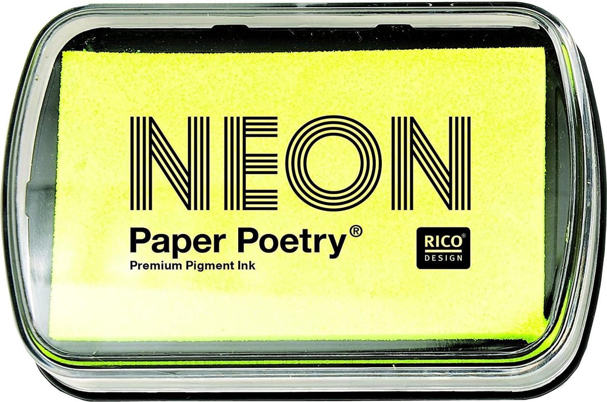 Neon Paper Poetry { Pigment inkt}